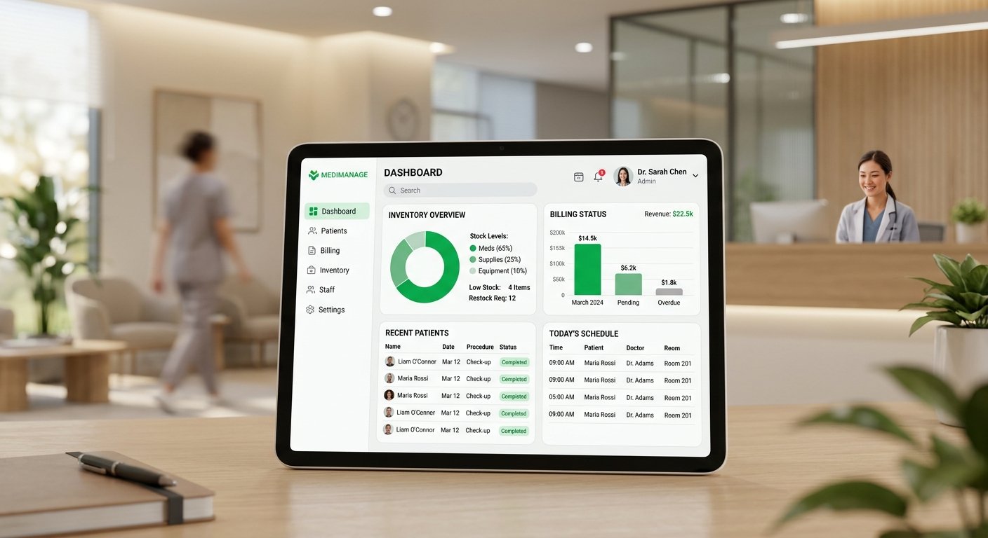 MediFlow App Interface